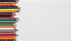 Colored pencils in a row. Photo by Kelli Tungay via Unsplash.